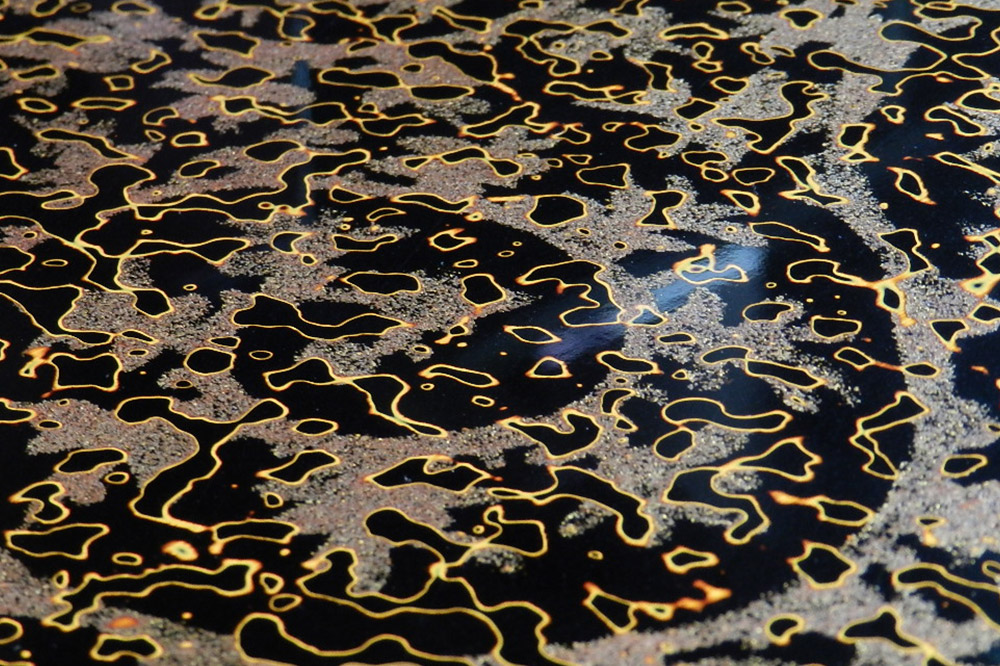 津軽塗 座卓 羽角ケリ足 3尺×5尺 唐草  伝統工芸 漆器 青森 おしゃれ お祝い テーブル 家具 インテリア