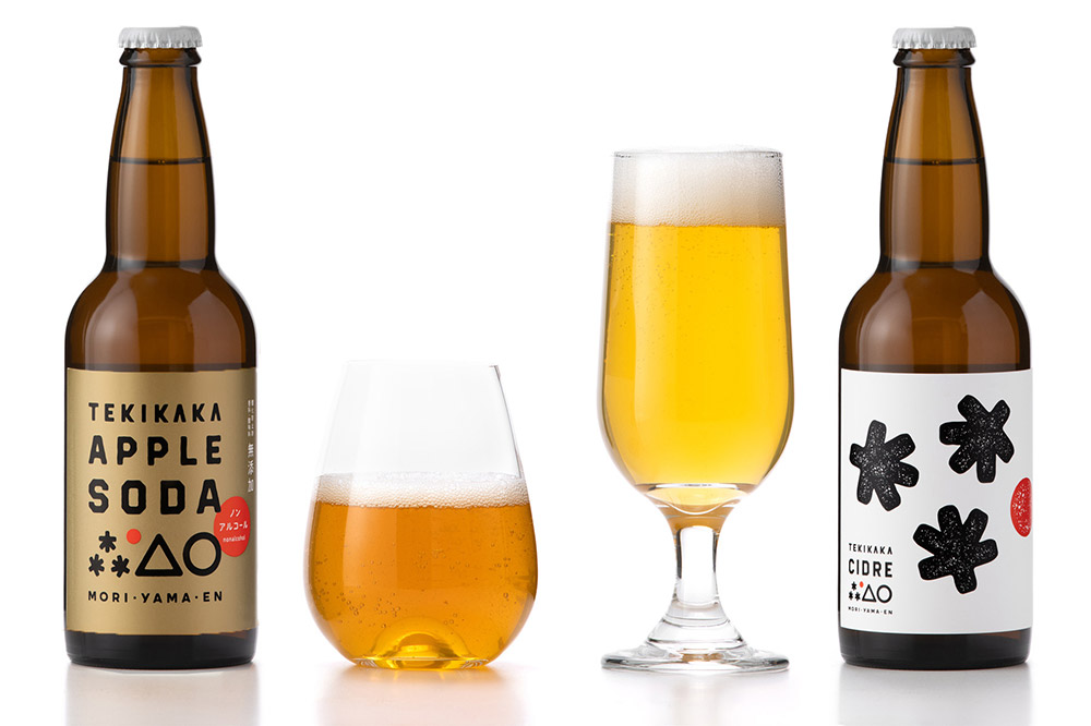 摘果りんごのシードルとノンアルセット テキカカシードル ＆ アップルソーダ 各330ml×3本 計6本 お酒 青森 弘前 林檎 リンゴ