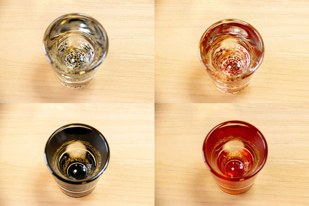 【寄附金額見直しました】ゆいぬり ぐい呑 4個セット（4種×各1個）