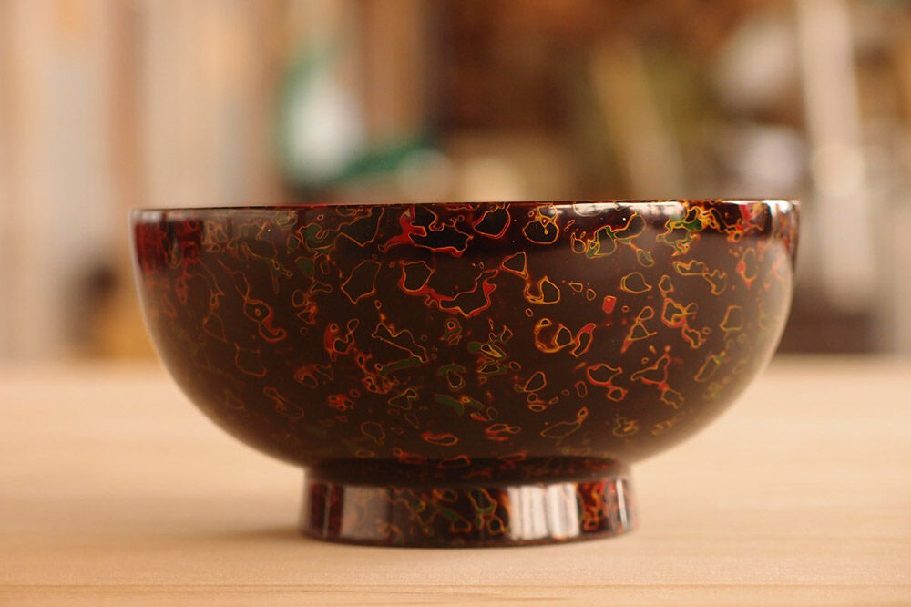 【寄附金額見直しました】津軽塗 汁椀（唐塗 呂）