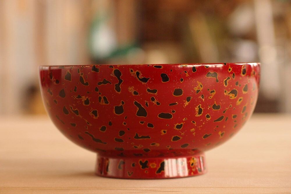 【寄附金額見直しました】津軽塗 汁椀（唐塗 赤）