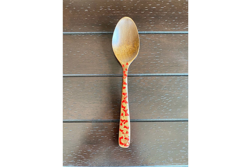 【寄附金額見直しました】津軽塗仕掛紋 カレースプーン 5本セット化粧箱入