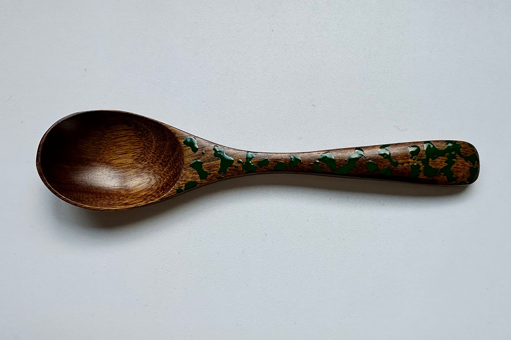 津軽塗仕掛紋 コーヒースプーン 5本セット 化粧箱入