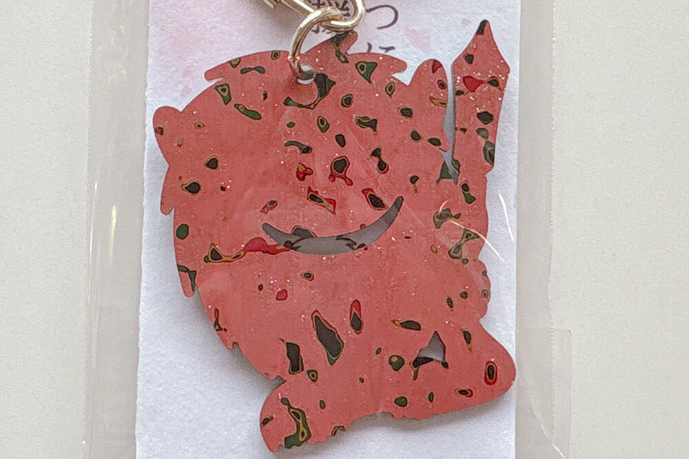 【寄附金額見直しました】ブランデュー弘前FC オリジナル津軽塗りキーホルダー 【藍・桜 2色セット】ブラッフェ