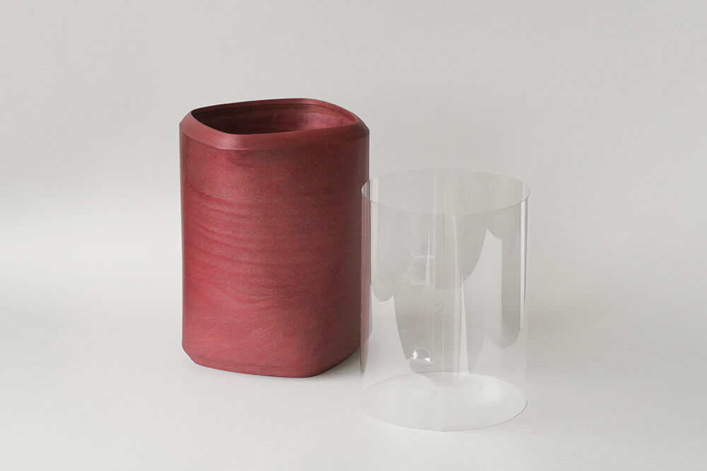 【寄附金額見直しました】BUNACO ダストボックスTwist3 Mサイズ（ローズ）専用インナー付き 1個