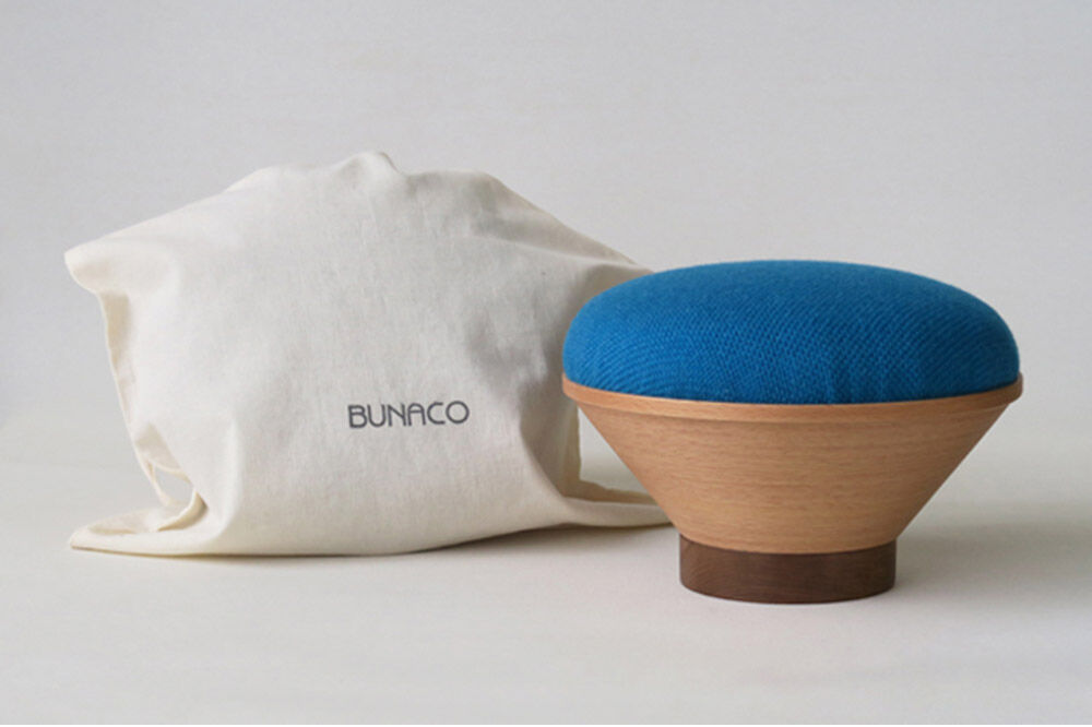 【寄附金額見直しました】BUNACO「正座のため」のイス（トール）ブラウン 1個