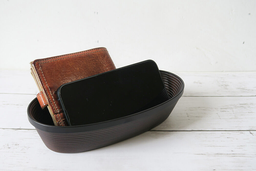 【寄附金額見直しました】BUNACO ティッシュボックス・ペンスタンド・オーバルボックス ３点セット （ダークブラウン） 雑貨 木製 ブナコ インテリア 小物