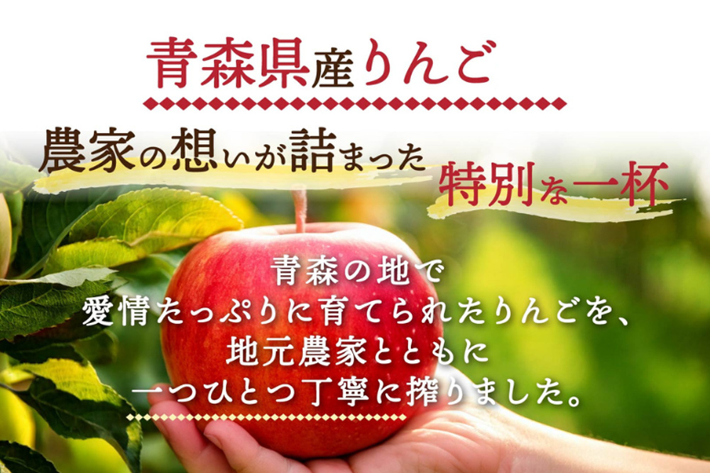 りんごジュース 1L×2本 ぶどうジュース1L×2本 合計4本セット ストレート果汁 化粧箱入り 青森県産 弘前市