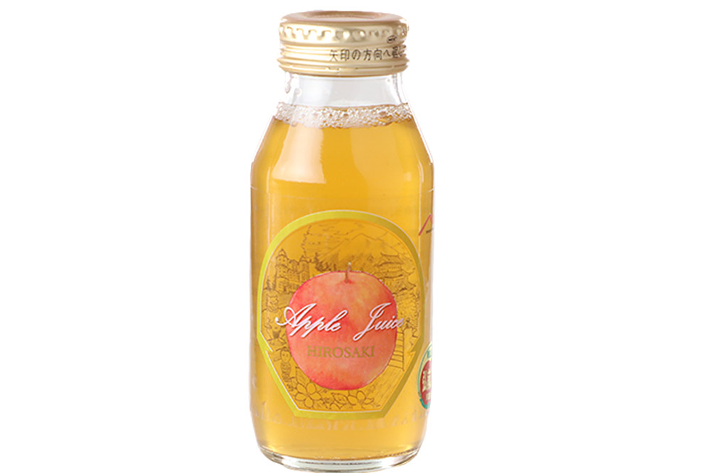 ストレートりんごジュース ひろさきふじ 180ml×10本セット 青森県弘前市産りんご果汁100％ みらいファーム・ラボ 株式会社 小栗山農園