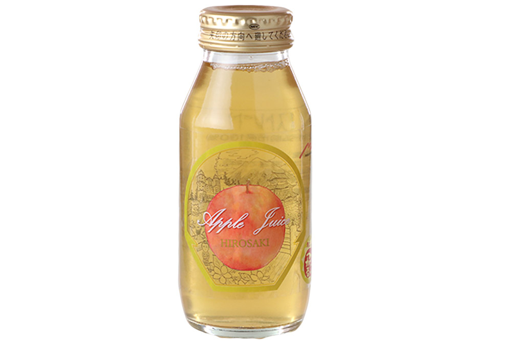 ストレートりんごジュース サンつがる 180ml×5本セット 青森県弘前市産りんご果汁100％ みらいファーム・ラボ 株式会社 小栗山農園