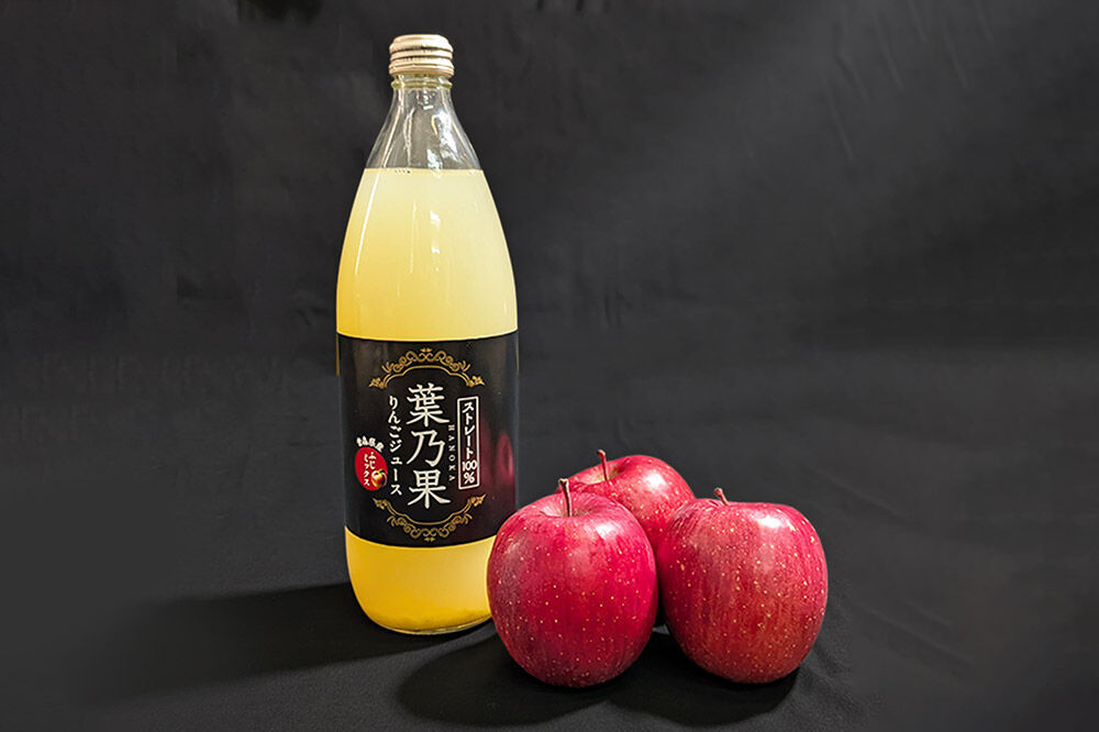 りんごジュース 青森県産葉とらず栽培りんご使用 ストレート果汁100％【葉乃果りんごジュース】1000ml×6本 日本農業 青森県 弘前市 [葉乃果 ジュース りんごジュース フルーツジュース りんご ストレート 1リットル 1L 大容量 飲料 果実 果汁100％]