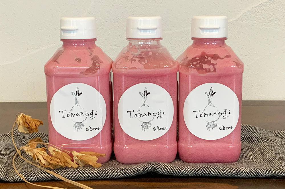 ドレッシング オリジナル 玉ねぎドレッシング【ピッツェリア ジーナキッコ】  ピンク×3本