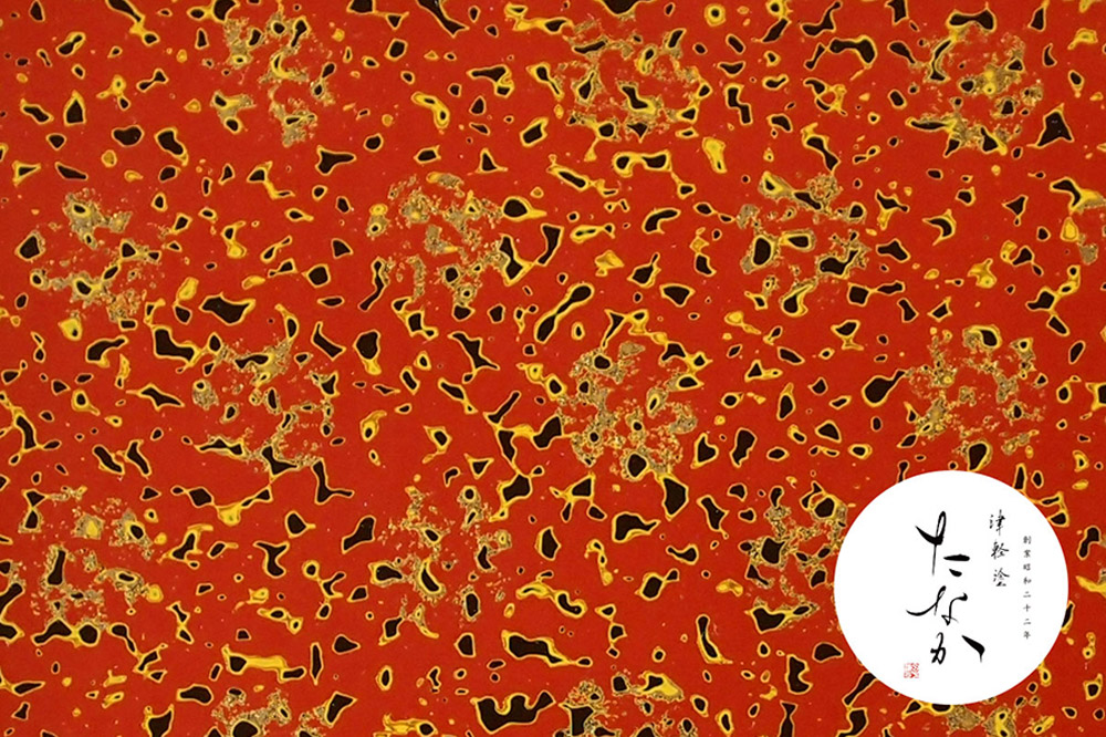 津軽塗 座卓【唐塗 赤・3.0尺×5.0尺】