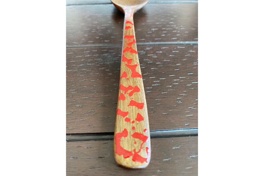 【寄附金額見直しました】津軽塗仕掛紋 カレースプーン 5本セット化粧箱入