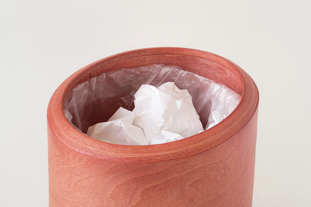 【寄附金額見直しました】BUNACO ダストボックスTwist4 Sサイズ（さくら色）インナー付き 1個