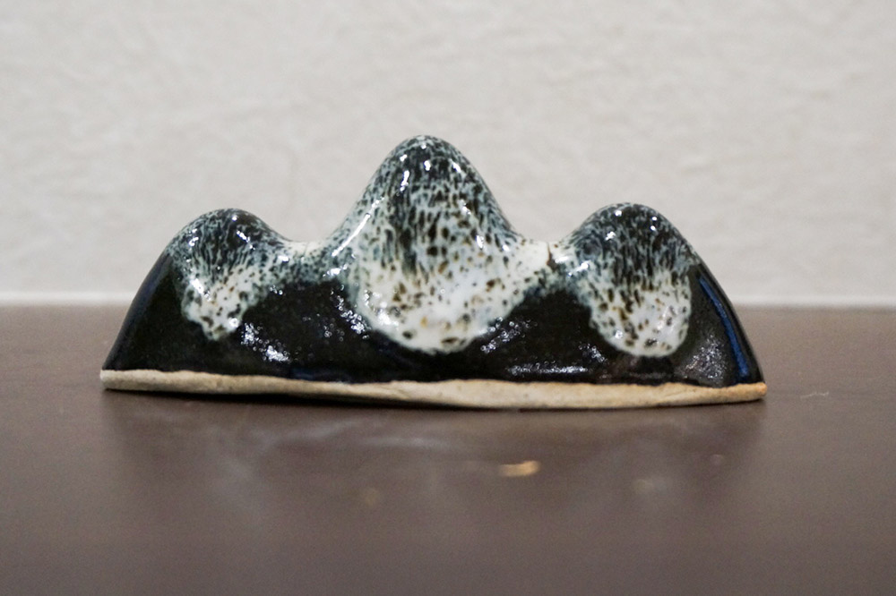 箸置き 津軽焼 岩木山箸置き 4個セット 工芸品 青森県弘前市 草邑