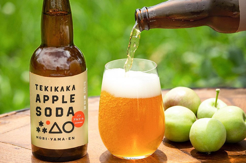 摘果りんごのアップサイクルドリンク テキカカアップルソーダ 330ml×6本 青森 弘前 林檎 リンゴ