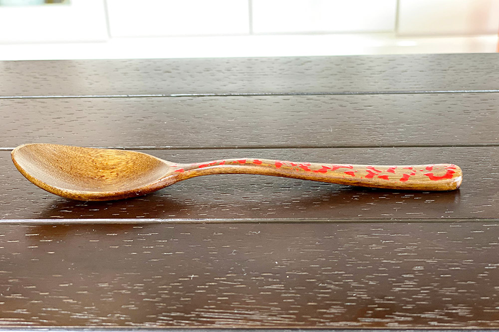 津軽塗仕掛紋 カレースプーン 5本セット化粧箱入