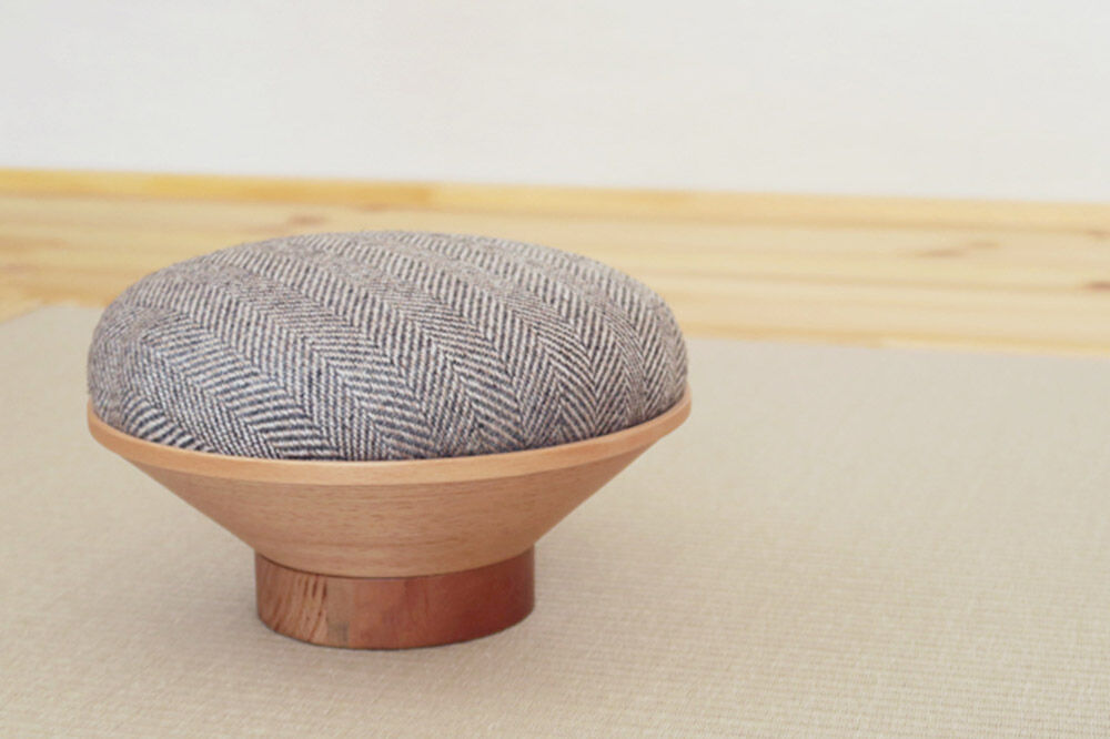 【寄附金額見直しました】BUNACO「正座のため」のイス（レギュラー）ブラウン 1個