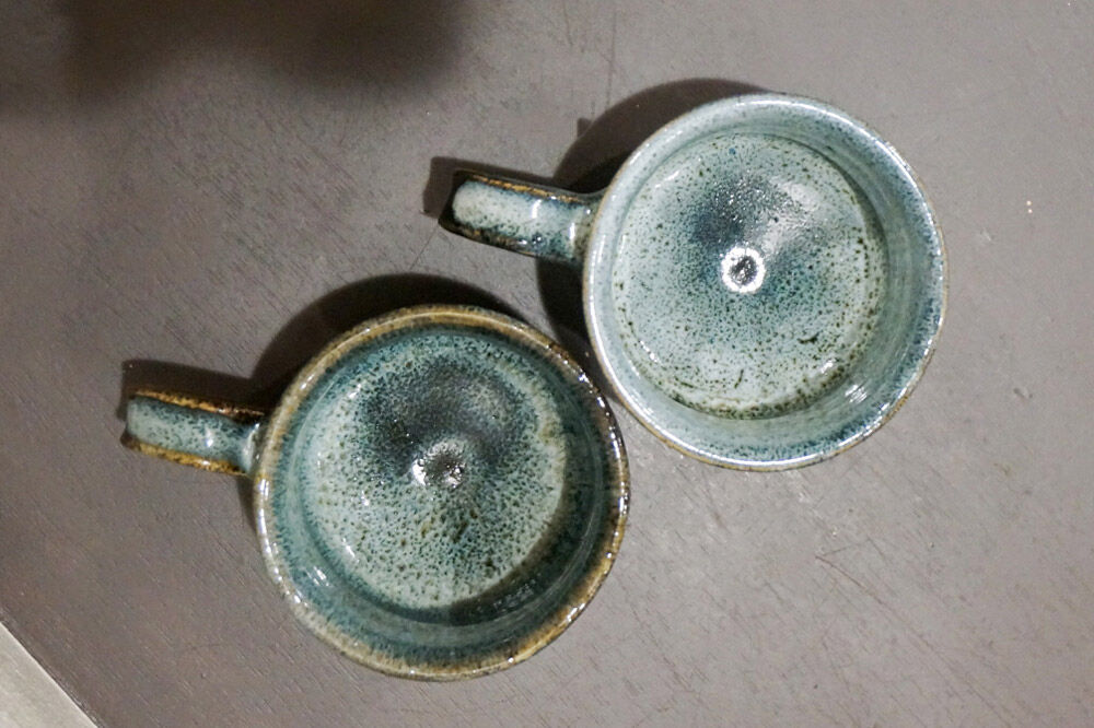 【寄附金額見直しました】コーヒーカップ 津軽焼 コーヒーカップセット（2セット）工芸品 青森県弘前市 草邑