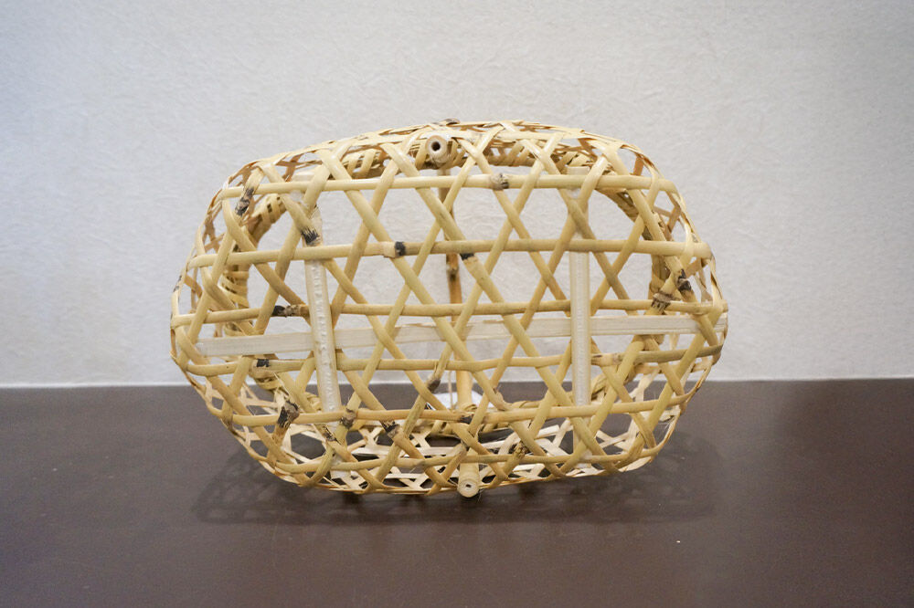 【寄附金額見直しました】竹籠 りんごジュース 津軽竹籠と草邑オリジナルりんごジュース5本セット 工芸品 青森県弘前市 草邑