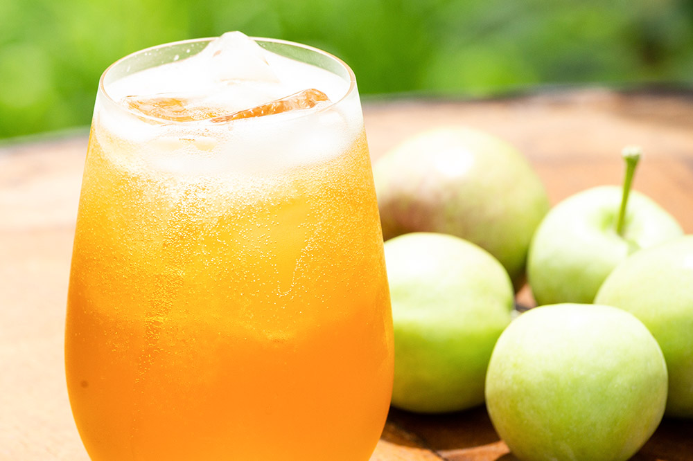 摘果りんごのアップサイクルドリンク テキカカアップルソーダ 330ml×6本 青森 弘前 林檎 リンゴ