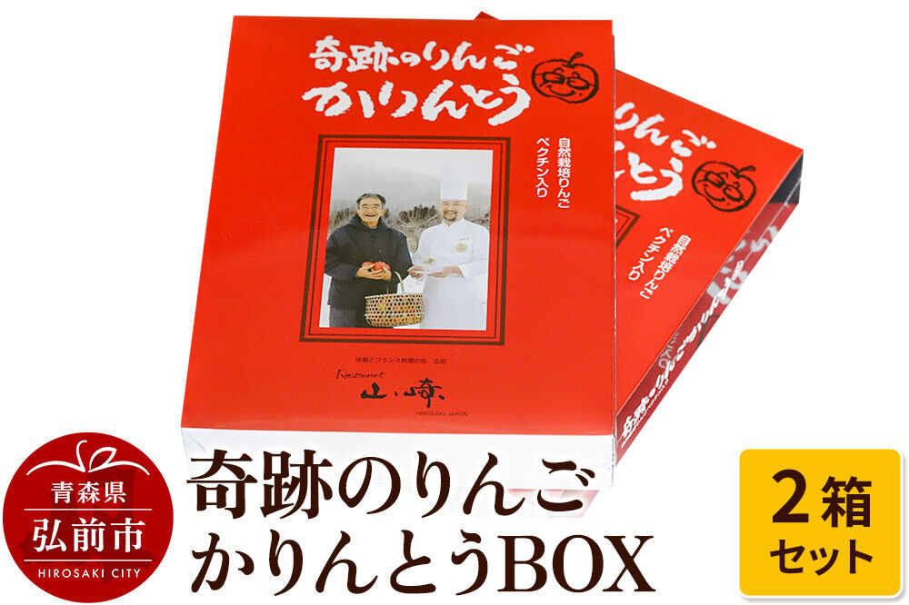 【寄附金額見直しました】奇跡のりんごかりんとうBOX 2箱セット【 和菓子 スイーツ  】