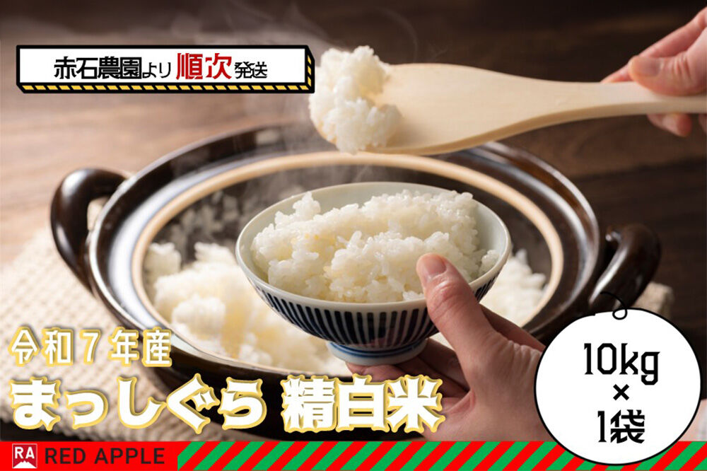 【寄附金額見直しました】まっしぐら 白米 10kg 青森米 令和7年産 青森県 弘前市 [ごはん 精米 ブランド米 東北]