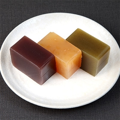 津軽の本煉羊羹　木箱　3本入