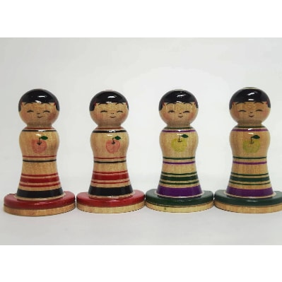 「こけス」箸置き＆マグネット(りんごVer)