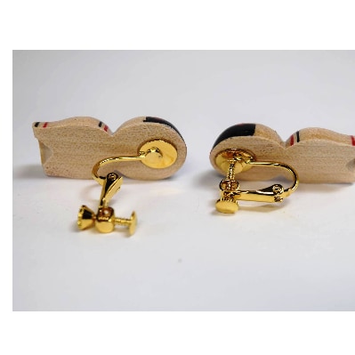 「こけス」イヤリング(りんごVer)