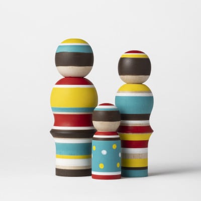 ルビンのこけし(カラフル/ファミリー)