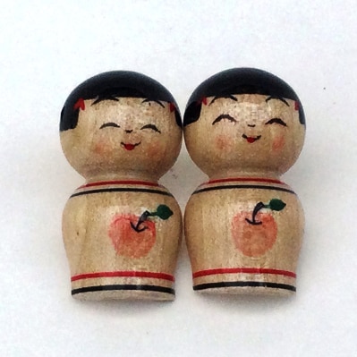 「こけス」イヤリング(りんごVer)