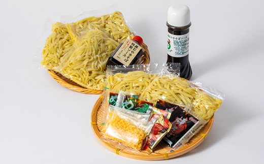 黒石つゆやきそば、黒石やきそば、黒石やきそばソース3点セット【配送不可地域：離島】