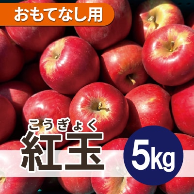 【26年4月より順次発送】 紅玉 約5kg おもてなし用  クール便【配送不可地域：離島・沖縄県】