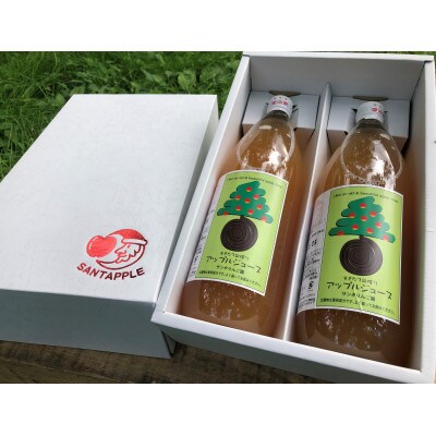 飲むりんご!青森県産りんごジュース　1000ml×2本　化粧箱入り　大切な方への贈り物に
