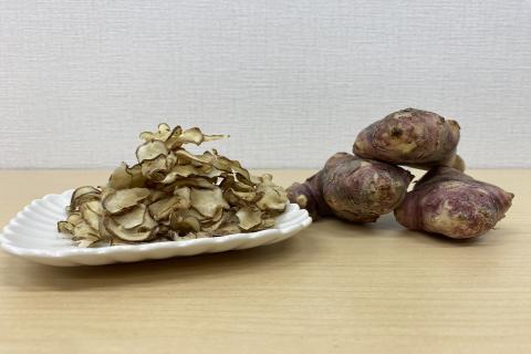 菊芋チップス 50g ノンフライ 菊芋茶 菊芋 チップス 【 きくいも 赤菊芋 五所川原 】