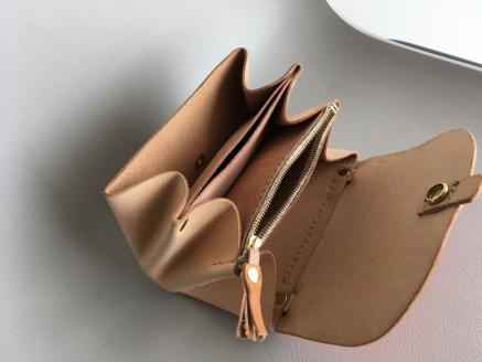 ※赤※本革レザー財布Mサイズ