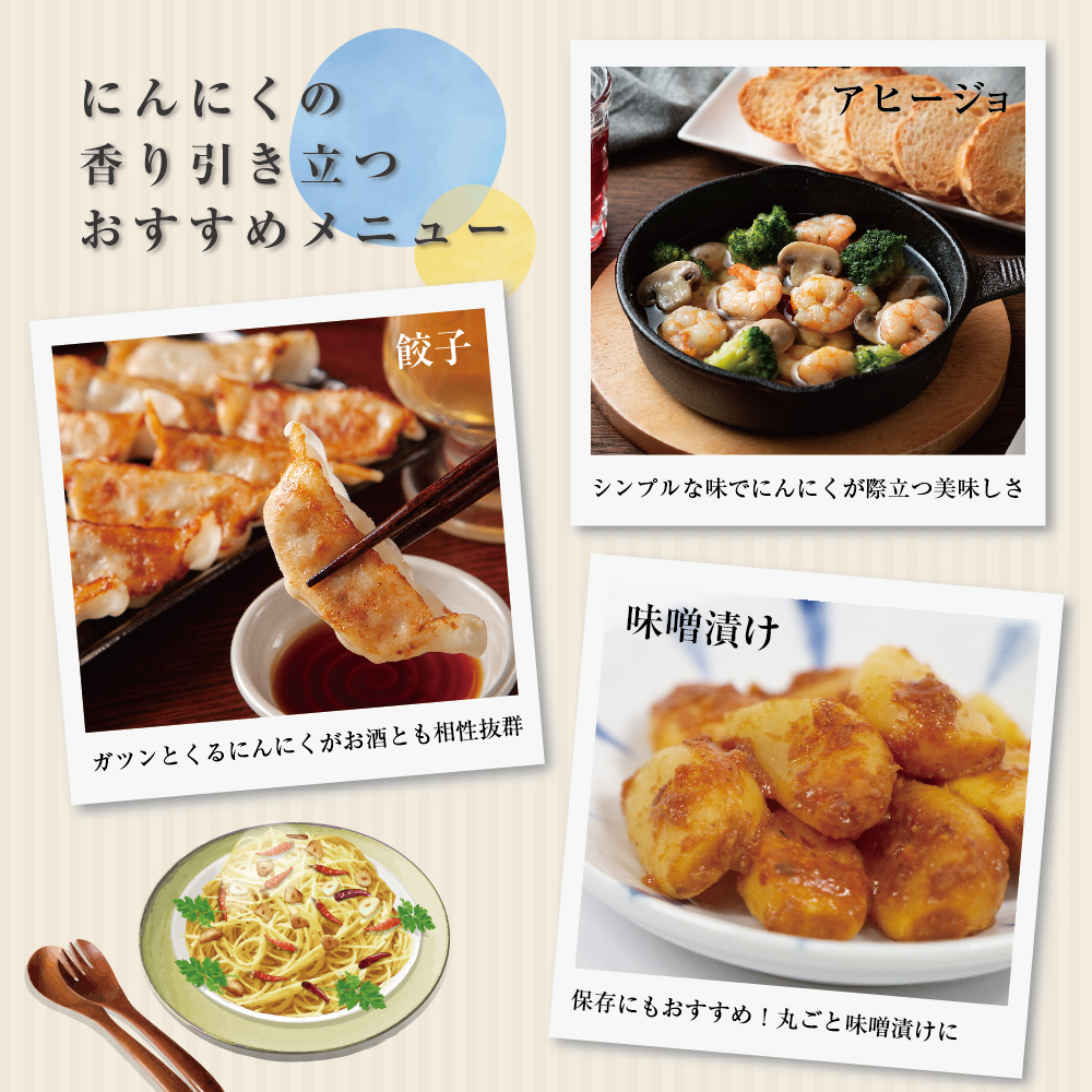 青森県産 にんにく (特選)Lサイズ5玉 ガーリック ニンニク お試し