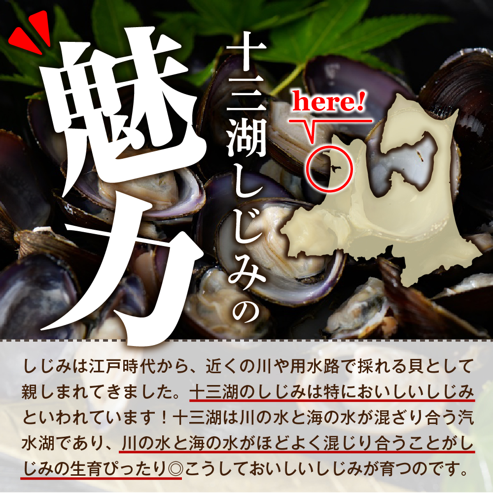道の駅十三湖高原十三湖産しじみセットA