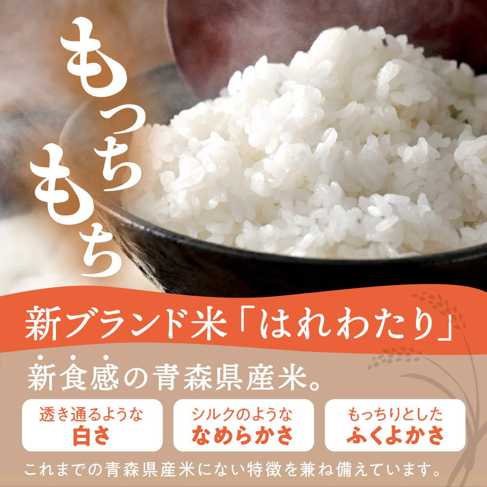 【定期便9ヶ月】 米 10kg はれわたり （精米・5kg×2） 令和7年産 青森県産 【 五所川原市 白米 お米 晴れ渡り 晴れわたり harewatari 10キロ 】