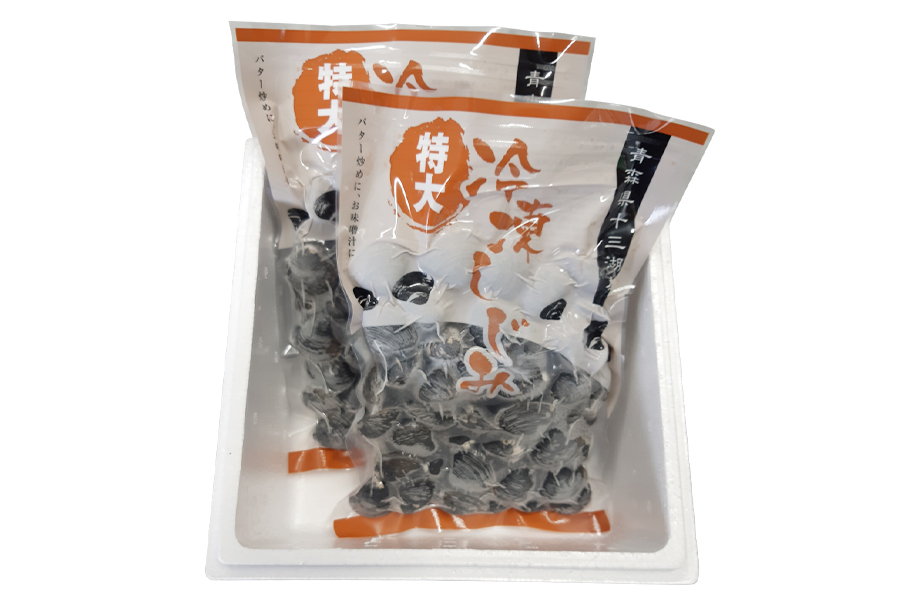 青森県十三湖産【冷凍】ヤマトシジミ 特大 1kg｜十三湖産 青森 津軽 つがる しじみ みそ汁 味噌汁 しじみ汁 [0554]