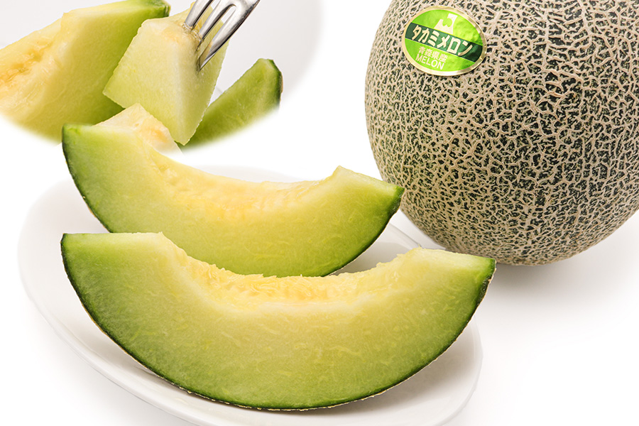 タカミメロン 2玉セット｜つがる市産 青森産 産直 2026年産 令和8年 夏 めろん 果物 フルーツ 旬 特産 藤農園 農福連携 先行受付 [0836]