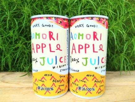 りんご缶ジュース 1箱30本入り｜青森 津軽 つがる産 リンゴ 贈答 ギフト 果物 フルーツ 飲料 果汁 100% ストレート 缶ジュース りんごジユース りんご 林檎 青森りんご フルーツジュース [0693]