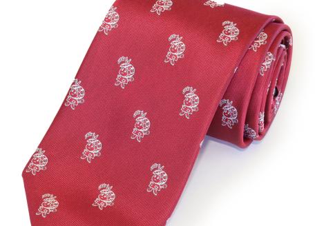 つがーるちゃんネクタイ えんじ つがる市 マスコットキャラクター ゆるキャラグッズ [0404]