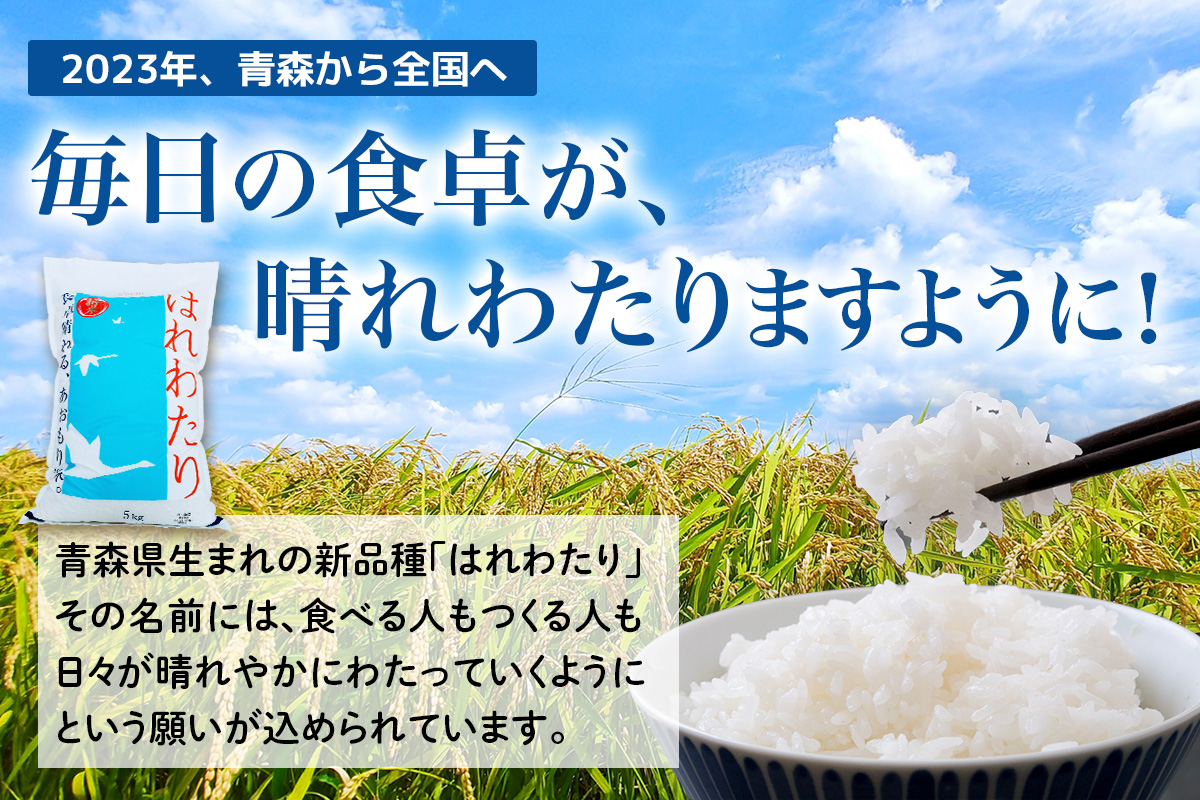 令和7年産 はれわたり 10kg 白米｜2025年産 お米 米 コメ 精米 農協 特A [0900]