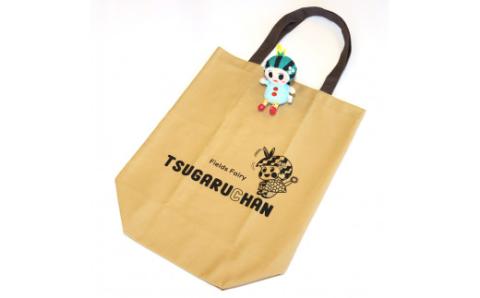 つがーるちゃん マスコット・エコバックセット つがる市 マスコットキャラクター ゆるキャラグッズ [0410]