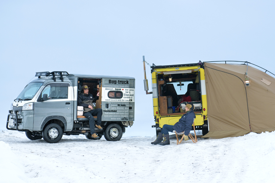 バグトラック パネルバン (軽トラキャンピングCAR)バグトラック バグトラ ターボー アウトドア キャンプ キャンピングカー 車中泊 車 犬 快適 自由 [0547]
