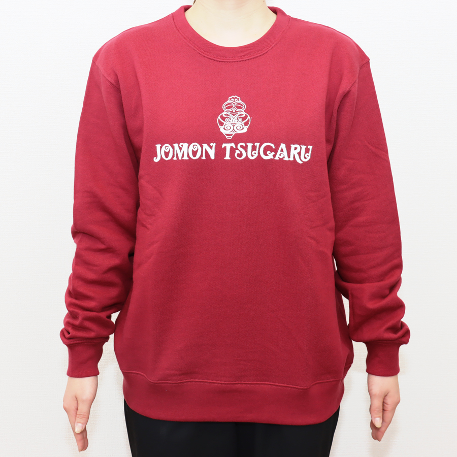 しゃこちゃんトレーナー(青) 1枚｜長袖 メンズ レディース ゆるきゃら 縄文 土偶 [0424]