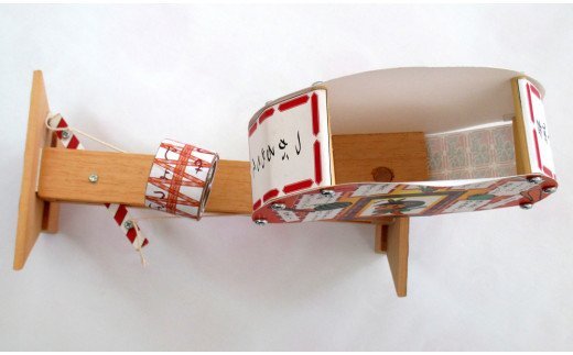 まわりねぷたと歩くつがーるちゃんのセット (からくりおもちゃ工作) [0013]